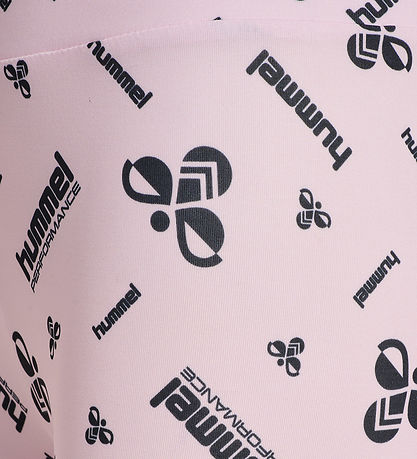 Hummel Leggings - hmlJR líkamsræktarstöð - Varla Bleikt M. Lógó