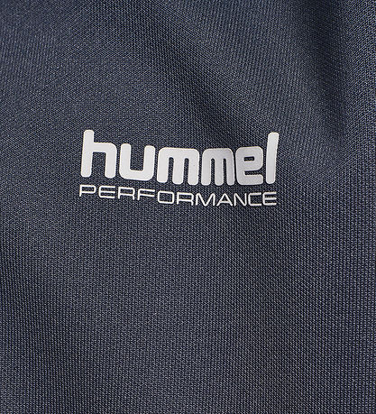 Hummel Bluse - hmlJR Goal Tape Halfzip - Ebony