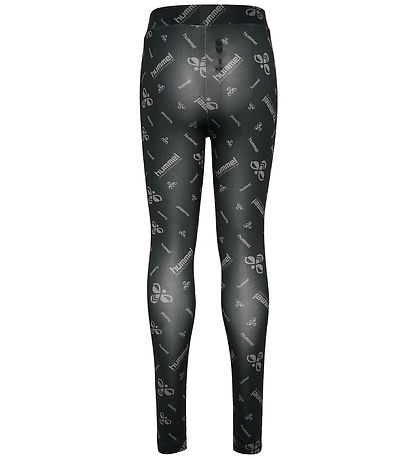 Hummel Leggings - hmlJR Líkamsrækt - Svart/Ebony M. Lógó