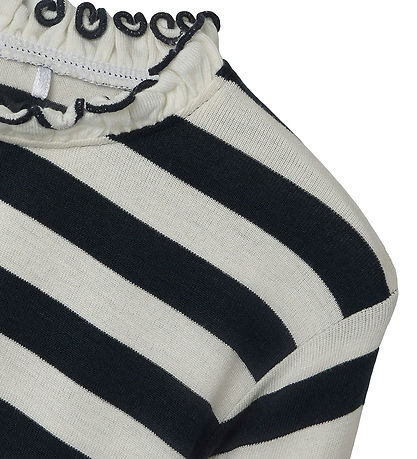 Name It Blouse - NkfPrakula - Dark Sapphire/Bright White