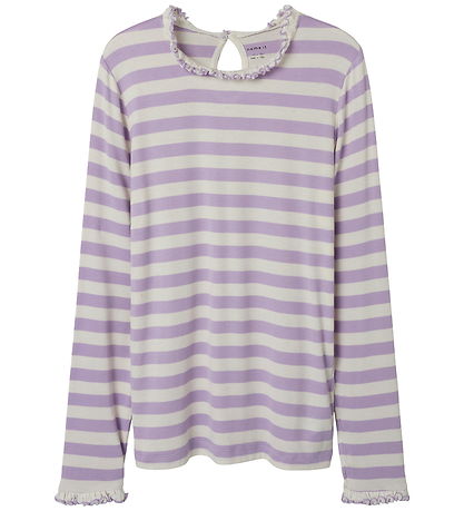 Name It Blouse - NkfPrakula - Lavendula/Bright White
