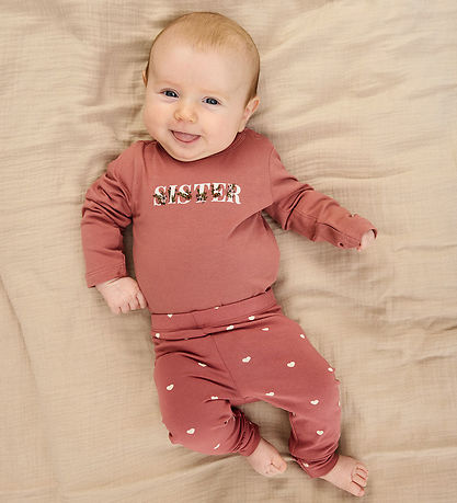 The New Siblings Bodysuit l/s - TnsbSister - Withered Rose