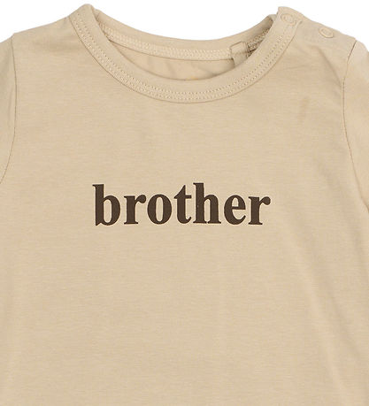 The New Siblings Bodysuit l/s - TnsbBrother - Hummus