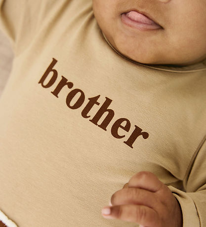 The New Siblings Bodysuit l/s - TnsbBrother - Hummus