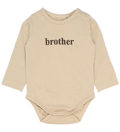 The New Siblings Bodysuit l/s - TnsbBrother - Hummus