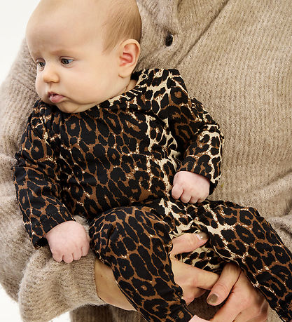 The New Siblings Bodysuit l/s - TnsbPenny - Feather Gray AOP
