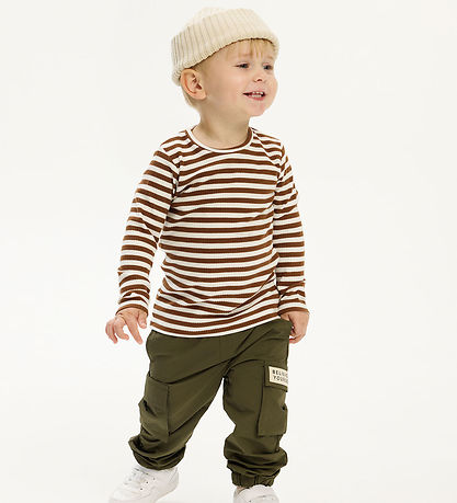 The New Siblings Blouse - Rib - TnstFro - Toffee Striped