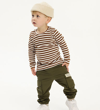The New Siblings Blouse - Rib - TnstFro - Toffee Striped