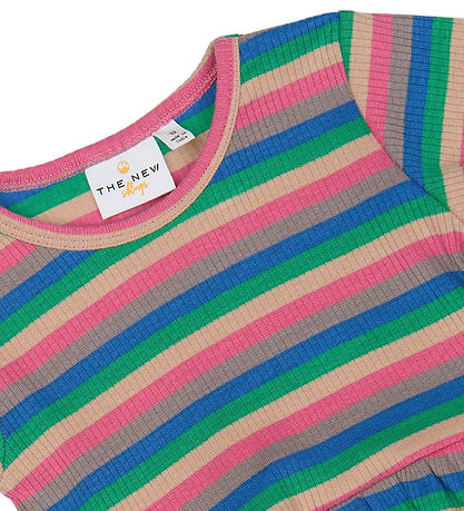 The New Siblings Kleid - Rib - TnstPolly - Multi Striped