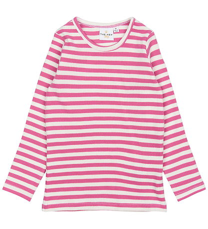 The New Siblings Bluse - Rib - TnstFro - Ibis Rose Striped