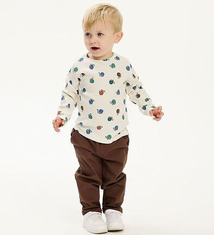 The New Siblings Blouse - Rib - TnstPalmer - Cloud Dancer AOP