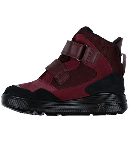 Ecco Kuldaskór - Urban Snow K Mid - Black/Red Plum/Dark Ruby