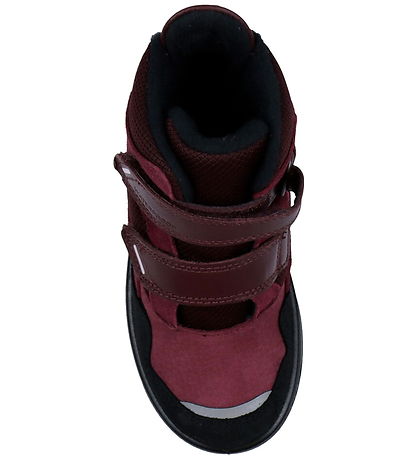 Ecco Kuldaskór - Urban Snow K Mid - Black/Red Plum/Dark Ruby