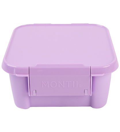 MontiiCo Snackbox w. 3 Rum - Bento Two - 500 mL - Lilac