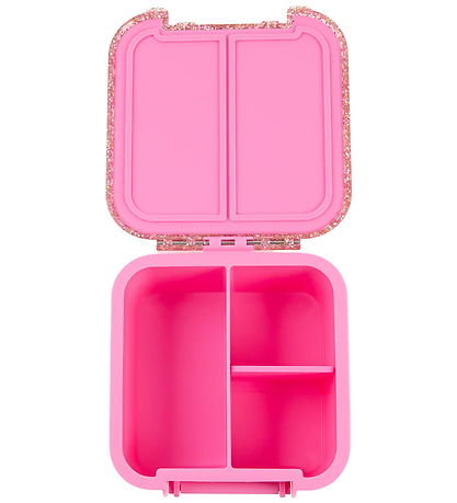 MontiiCo Snackbox w. 3 Rum - Bento Two - 500 mL - Floss Glitter