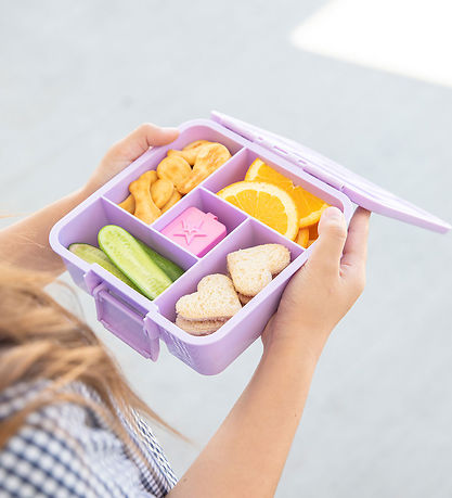 MontiiCo Lunchbox w. 3. Rum - Bento Three - 1 L - Lilac