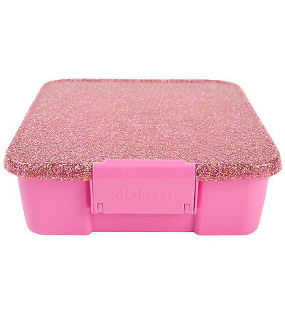 MontiiCo Lunchbox w. 5 Rum - Bento Five - 980 mL - Floss Glitter