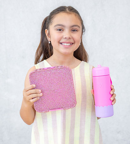 MontiiCo Lunchbox w. 5 Rum - Bento Five - 980 mL - Floss Glitter