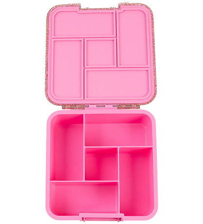 MontiiCo Lunchbox w. 5 Rum - Bento Five - 980 mL - Floss Glitter