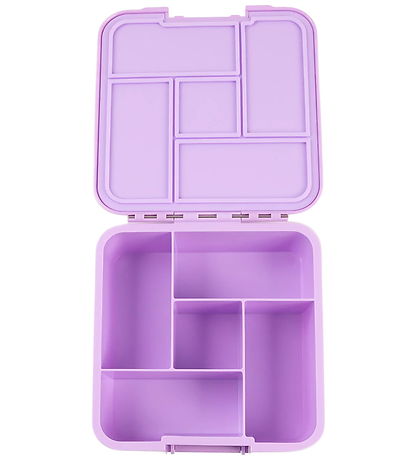 MontiiCo Lunchbox w. 5 Rum - Bento Five - 980 mL - Lilac