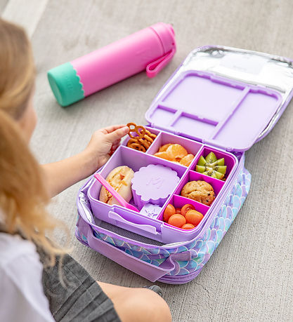 MontiiCo Lunchbox w. 4 Rum - Bento Feast - 2000 mL - Lilac