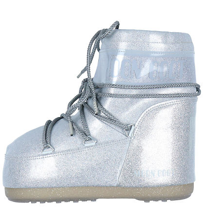 Moon Boot Winter Boots - Icon Low Glitter - Silver