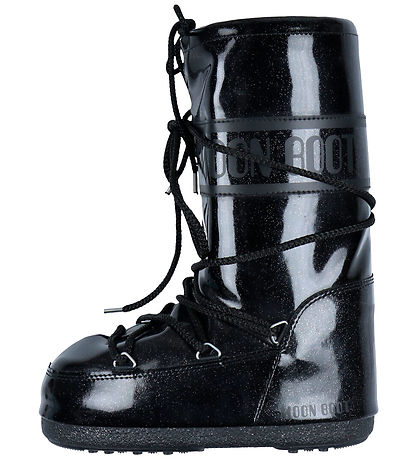 Moon Boot Winter Boots - Icon Glitter - Black