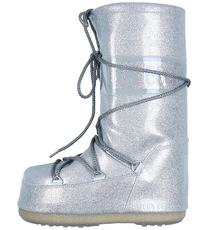 Moon Boot Winter Boots - Icon Glitter - Silver