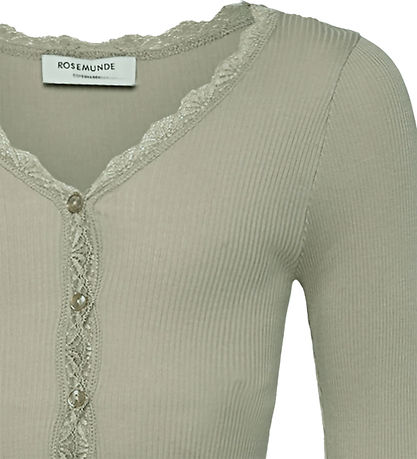 Rosemunde Cardigan - Rib - Balta - Abbey Stone M. Blúnda