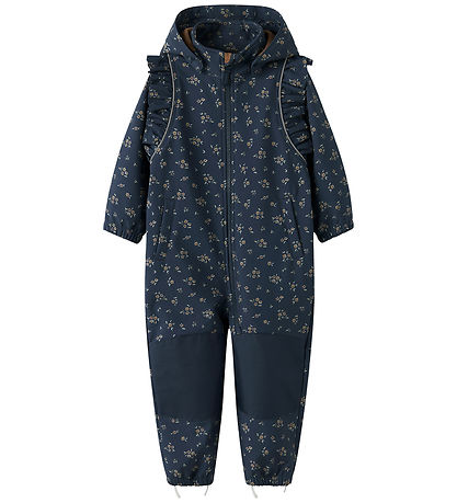 Name It Softshell Suit w. Fleece - NmfAlfao - Spellbound/Bouguet