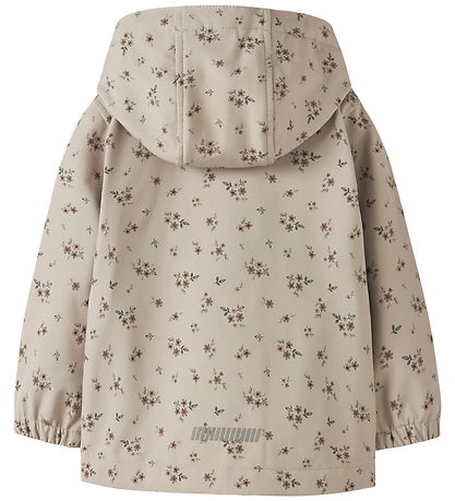 Name It Softshell Jacket w. Fleece - NmfAlfao - Pure Cashmere/Bo