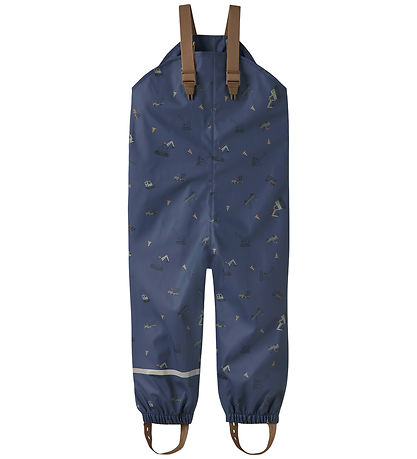 Name It Regenkleidung m. Fleece - NmmTrocken10 - Vintage Indigo
