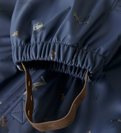 Name It Regenkleidung m. Fleece - NmmTrocken10 - Vintage Indigo