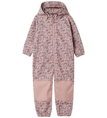 Name It Softshell Suit w. Fleece - Noos - NmfAlfa - Woodrose/Blo