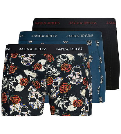 Jack & Jones Boxers - 3-Pack - Jacmurphy - Titan/Black - Bla