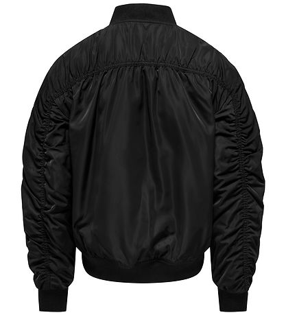 Kids Only Bomber Jacket - KogMinna - Black/Mauve Wine