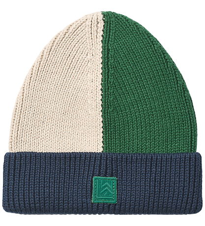 Liewood Beanie - Knitted - Ezra - Classic Navy Multi Mix