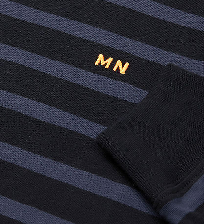 Mads Nørgaard Blússa - Jersey Stripe Carlito - Parísarnótt/Svört