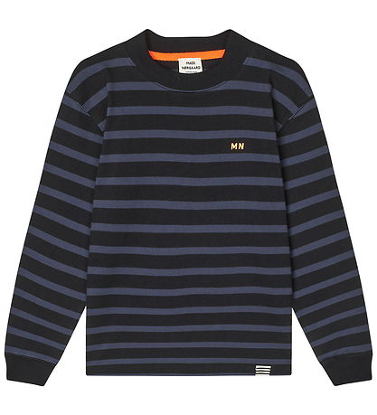 Mads Nørgaard Blússa - Jersey Stripe Carlito - Parísarnótt/Svört