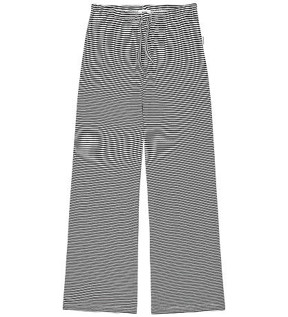 Pantalon Mads Nørgaard - Rib - Stripe Verona - Black/Vanilla Ice