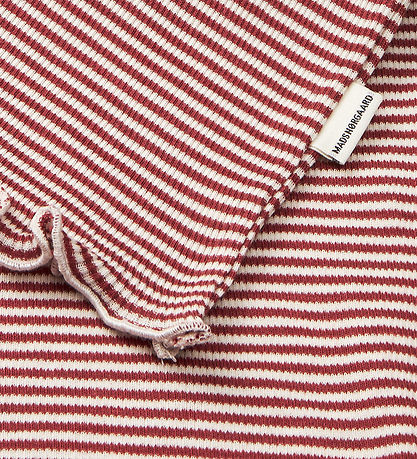 Mads Nørgaard T-Shirt - Stripe Tiki - Weingut/Vanilla Ice