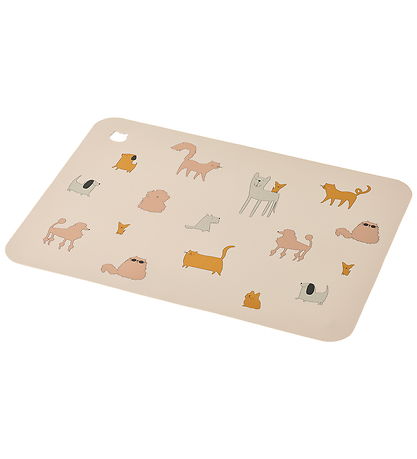 Liewood Placemat - Silicone - Jude - Cats Duck Dogs/Sandy