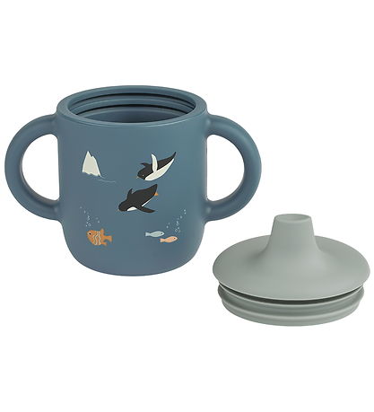 Liewood Bolli m. stút - Neil Sippy Cup - Sílikon - Arctic Sea/Oc