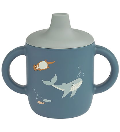 Liewood Bolli m. stút - Neil Sippy Cup - Sílikon - Arctic Sea/Oc