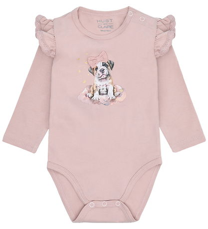 Hust and Claire Bodysuit l/s - Bri Sweet Puppy - Adobe Rose