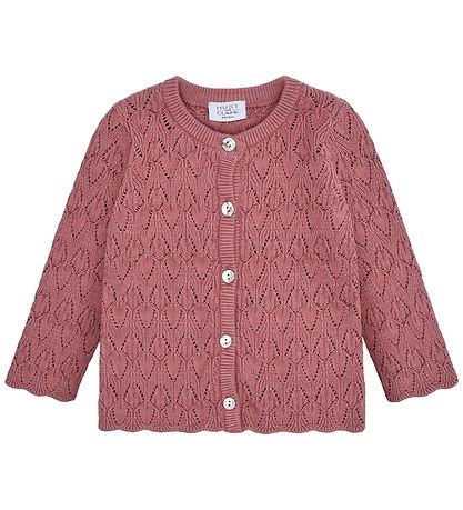 Hust and Claire Cardigan - Knitted - Cilja Pointelle - Dry Rose