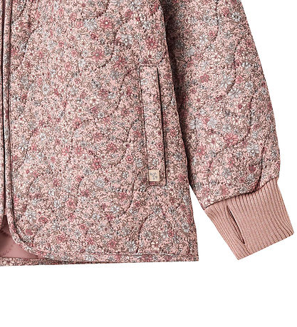 Wheat Thermojacke - Thilde - Soft Lavender Blumen