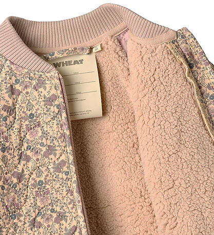 Wheat Thermo Jacket w. Fleece - Ellas - Mellow Peach Tapestry