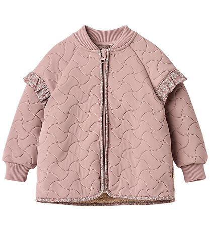 Wheat Thermojacke m. Fleece - Ellas - Warm Rose m. Blumen