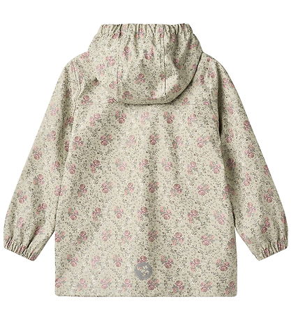 Wheat Regenjacke - Ollo - Slightly Green Blumen